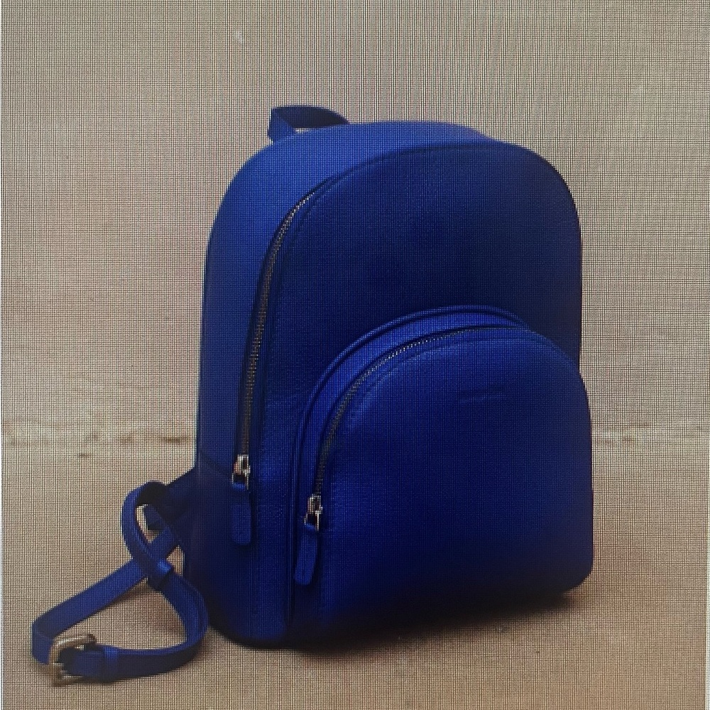 “Trades of Hope” Blue Leather Backpack